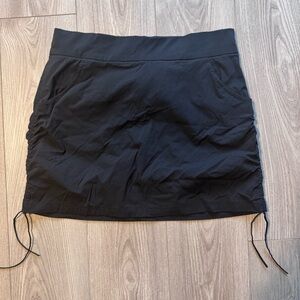 Columbia Black Athletic Skort with Side Drawstrings
